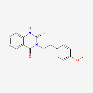 3-(4-METHOXYPHENETHYL)-2-SULFANYL-4(3H)-QUINAZOLINONE