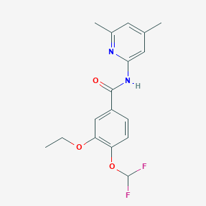 4-(difluoromethoxy)-N-(4,6-dimethylpyridin-2-yl)-3-ethoxybenzamide