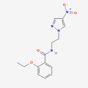 2-ethoxy-N-[2-(4-nitro-1H-pyrazol-1-yl)ethyl]benzamide