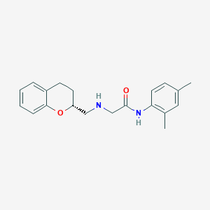 2-{[(2R)-3,4-dihydro-2H-chromen-2-ylmethyl]amino}-N-(2,4-dimethylphenyl)acetamide