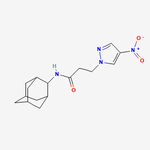 N-(2-ADAMANTYL)-3-(4-NITRO-1H-PYRAZOL-1-YL)PROPANAMIDE