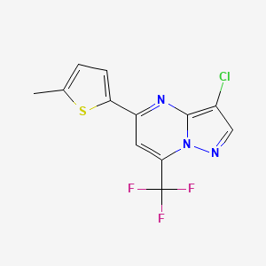 3-chloro-5-(5-methyl-2-thienyl)-7-(trifluoromethyl)pyrazolo[1,5-a]pyrimidine