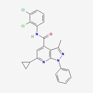 6-cyclopropyl-N-(2,3-dichlorophenyl)-3-methyl-1-phenyl-1H-pyrazolo[3,4-b]pyridine-4-carboxamide