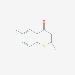molecular formula C12H14OS B437939 2,2,6-trimethyl-3H-thiochromen-4-one CAS No. 105525-72-2