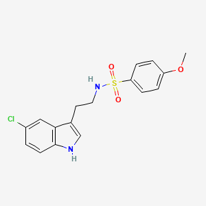 N-[2-(5-chloro-1H-indol-3-yl)ethyl]-4-methoxybenzenesulfonamide