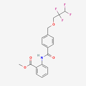 methyl 2-({4-[(2,2,3,3-tetrafluoropropoxy)methyl]benzoyl}amino)benzoate