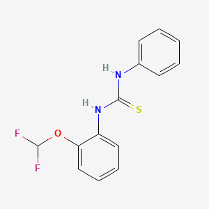 1-[2-(Difluoromethoxy)phenyl]-3-phenylthiourea