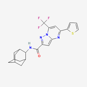 N-(2-ADAMANTYL)-5-(2-THIENYL)-7-(TRIFLUOROMETHYL)PYRAZOLO[1,5-A]PYRIMIDINE-2-CARBOXAMIDE