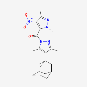 [4-(1-ADAMANTYL)-3,5-DIMETHYL-1H-PYRAZOL-1-YL](1,3-DIMETHYL-4-NITRO-1H-PYRAZOL-5-YL)METHANONE