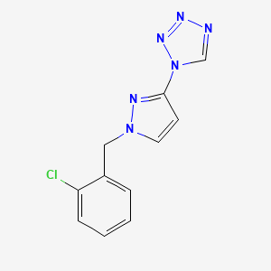 1-[1-(2-CHLOROBENZYL)-1H-PYRAZOL-3-YL]-1H-1,2,3,4-TETRAAZOLE