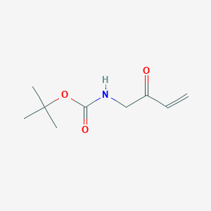 molecular formula C9H15NO3 B043803 Tert-butyl N-(2-oxobut-3-enyl)carbamate CAS No. 121505-96-2