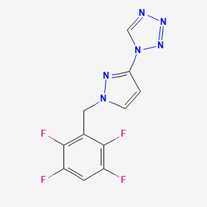 1-[1-(2,3,5,6-TETRAFLUOROBENZYL)-1H-PYRAZOL-3-YL]-1H-1,2,3,4-TETRAAZOLE