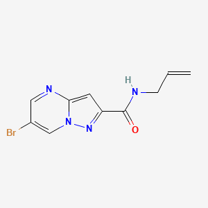 N-allyl-6-bromopyrazolo[1,5-a]pyrimidine-2-carboxamide