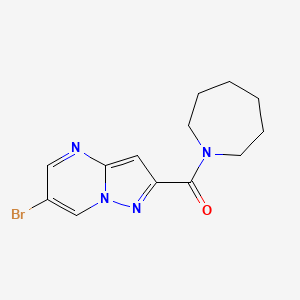 1-AZEPANYL(6-BROMOPYRAZOLO[1,5-A]PYRIMIDIN-2-YL)METHANONE