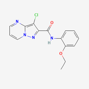 3-chloro-N-(2-ethoxyphenyl)pyrazolo[1,5-a]pyrimidine-2-carboxamide