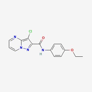 3-chloro-N-(4-ethoxyphenyl)pyrazolo[1,5-a]pyrimidine-2-carboxamide