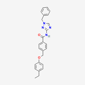 N-(1-benzyl-1H-1,2,4-triazol-3-yl)-4-[(4-ethylphenoxy)methyl]benzamide