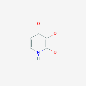molecular formula C7H9NO3 B043809 4-Hydroxy-2,3-dimethoxypyridine CAS No. 123631-83-4