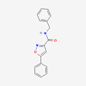 N-benzyl-5-phenyl-1,2-oxazole-3-carboxamide