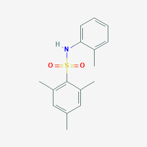 molecular formula C16H19NO2S B438137 2,4,6-trimethyl-N-(2-methylphenyl)benzenesulfonamide CAS No. 326898-64-0