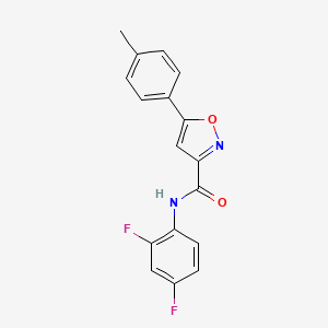 N-(2,4-difluorophenyl)-5-(4-methylphenyl)-1,2-oxazole-3-carboxamide