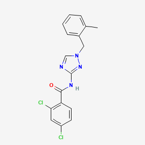 2,4-dichloro-N-[1-(2-methylbenzyl)-1H-1,2,4-triazol-3-yl]benzamide