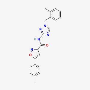 N-[1-(2-methylbenzyl)-1H-1,2,4-triazol-3-yl]-5-(4-methylphenyl)-3-isoxazolecarboxamide