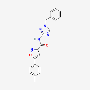 N-(1-benzyl-1H-1,2,4-triazol-3-yl)-5-(4-methylphenyl)-3-isoxazolecarboxamide