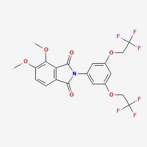 2-[3,5-bis(2,2,2-trifluoroethoxy)phenyl]-4,5-dimethoxy-1H-isoindole-1,3(2H)-dione