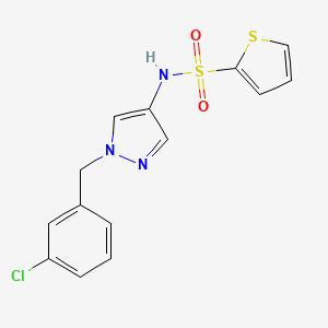 N-[1-(3-chlorobenzyl)-1H-pyrazol-4-yl]-2-thiophenesulfonamide