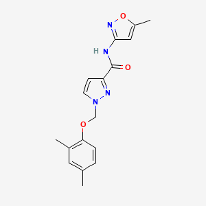 1-[(2,4-dimethylphenoxy)methyl]-N-(5-methyl-3-isoxazolyl)-1H-pyrazole-3-carboxamide