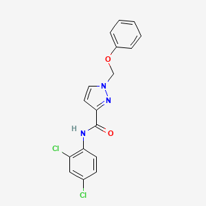 N-(2,4-dichlorophenyl)-1-(phenoxymethyl)-1H-pyrazole-3-carboxamide