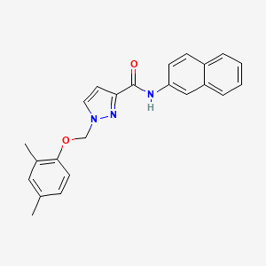 1-[(2,4-DIMETHYLPHENOXY)METHYL]-N-(2-NAPHTHYL)-1H-PYRAZOLE-3-CARBOXAMIDE