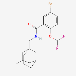 N~1~-(1-ADAMANTYLMETHYL)-5-BROMO-2-(DIFLUOROMETHOXY)BENZAMIDE