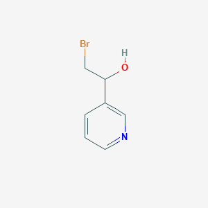molecular formula C7H8BrNO B043827 2-Bromo-1-pyridin-3-ylethanol CAS No. 118838-57-6