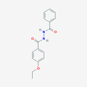 molecular formula C16H16N2O3 B438272 N'-benzoyl-4-ethoxybenzohydrazide CAS No. 288254-91-1
