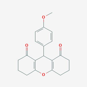 molecular formula C20H20O4 B438277 9-(4-Methoxyphenyl)-3,4,5,6,7,9-hexahydro-1H-xanthene-1,8(2H)-dione CAS No. 109399-70-4