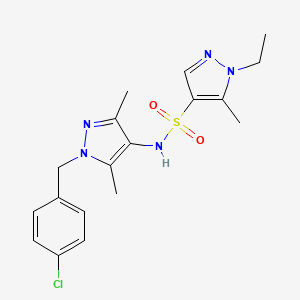 N~4~-[1-(4-CHLOROBENZYL)-3,5-DIMETHYL-1H-PYRAZOL-4-YL]-1-ETHYL-5-METHYL-1H-PYRAZOLE-4-SULFONAMIDE