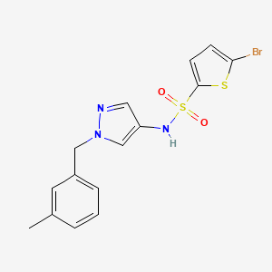 5-BROMO-N~2~-[1-(3-METHYLBENZYL)-1H-PYRAZOL-4-YL]-2-THIOPHENESULFONAMIDE