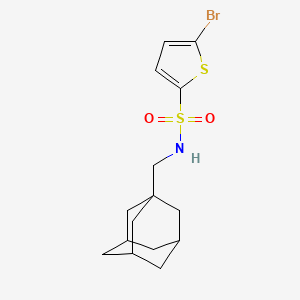 molecular formula C15H20BrNO2S2 B4383066 N~2~-(1-ADAMANTYLMETHYL)-5-BROMO-2-THIOPHENESULFONAMIDE 