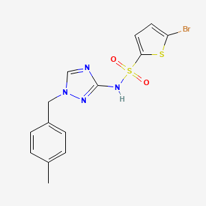 5-BROMO-N~2~-[1-(4-METHYLBENZYL)-1H-1,2,4-TRIAZOL-3-YL]-2-THIOPHENESULFONAMIDE