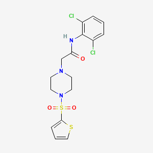 N~1~-(2,6-DICHLOROPHENYL)-2-[4-(2-THIENYLSULFONYL)PIPERAZINO]ACETAMIDE