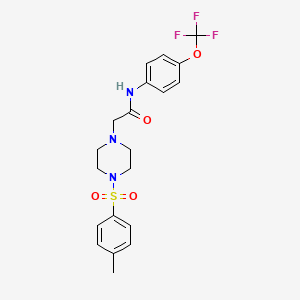 2-{4-[(4-METHYLPHENYL)SULFONYL]PIPERAZINO}-N~1~-[4-(TRIFLUOROMETHOXY)PHENYL]ACETAMIDE