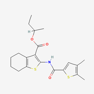 sec-butyl 2-{[(4,5-dimethyl-2-thienyl)carbonyl]amino}-4,5,6,7-tetrahydro-1-benzothiophene-3-carboxylate