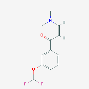 1-[3-(difluoromethoxy)phenyl]-3-(dimethylamino)-2-propen-1-one