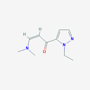 3-(dimethylamino)-1-(1-ethyl-1H-pyrazol-5-yl)-2-propen-1-one