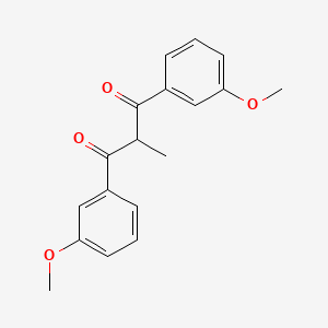 molecular formula C18H18O4 B4383667 1,3-bis(3-methoxyphenyl)-2-methyl-1,3-propanedione CAS No. 832740-16-6