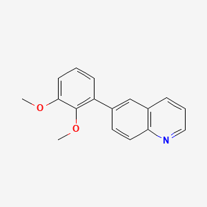 molecular formula C17H15NO2 B4384204 6-(2,3-dimethoxyphenyl)quinoline 