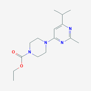 ethyl 4-(6-isopropyl-2-methylpyrimidin-4-yl)piperazine-1-carboxylate