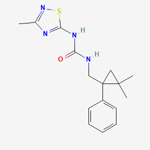 N-[(2,2-dimethyl-1-phenylcyclopropyl)methyl]-N'-(3-methyl-1,2,4-thiadiazol-5-yl)urea